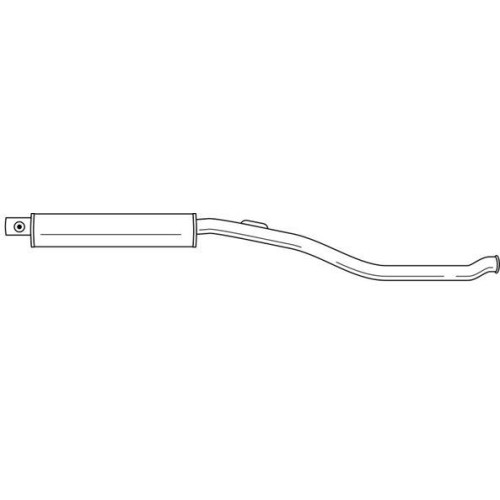 Silencieux central Sigam 45413 échappement intermédiaire compatible Peugeot