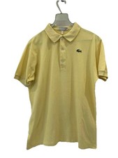 Vintage Lacoste Chemise Polo Shirt Made in France Yellow Men  s Size 44 M  14