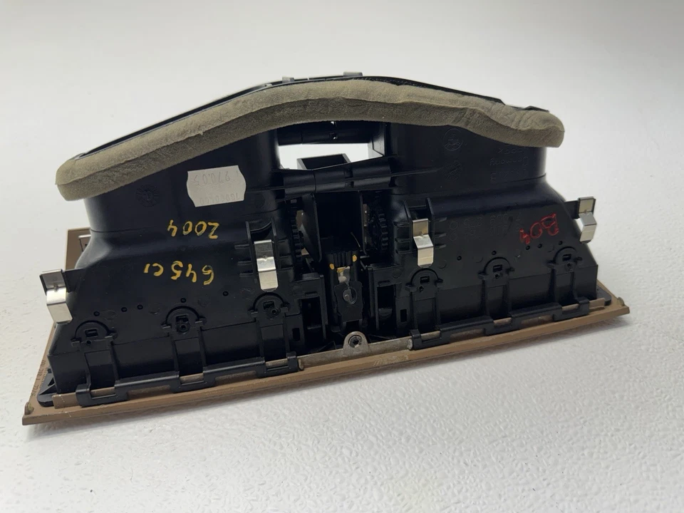 BMW 645Ci E63 E64 2004-2006 tablero centro ventilación salida OEM Foto 4 de 4