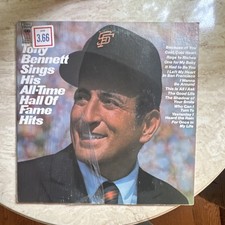 Tony Bennett Sings His All-Time Hall of Fame Hits Columbia LP Vinyl 12