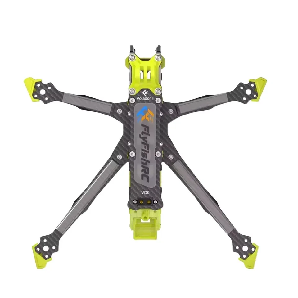 FlyFishRC Volador II VD6 V2 Deadcat T700 6inch Frame Kit DJI O4 Air Unit Pro FPV - Image 2 of 4