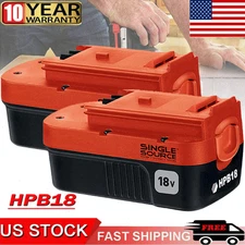 2-Pack 18V for Black and Decker HPB18 18 Volt 4.5Ah Battery HPB18-OPE 244760-00