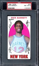 1969-70 Topps #18 Dick Barnett PSA 8