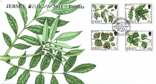 2011 Jersey Europa. Forests First Day Cover