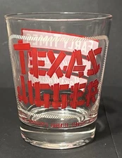 Vintage 1960s Early Times Whiskey “Texas Jigger” “Man’s Whiskey” Glass