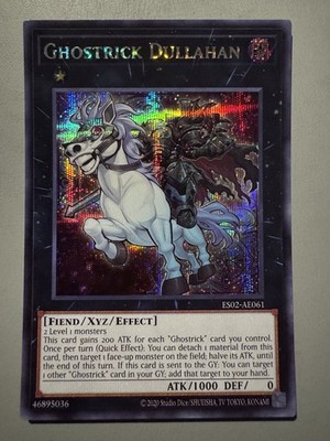 YUGIOH GHOSTRICK DULLAHAN (XYZ) ASIA ENGLISH EDITION ES02-AE061 SECRET RARE