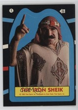 1985 Topps WWF Stickers The Iron Sheik #5 HOF 17vs
