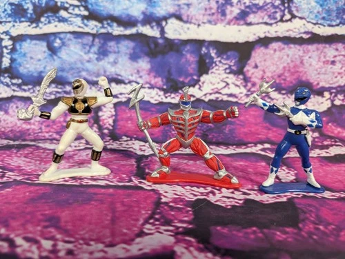 Vtg 1994/95 Bandai Power Rangers Lord Zedd PVC Mini Cake Topper Figures Blue Whi