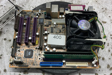 Soyo SY-P4VGM Motherboard Bundle - Intel Celeron 2.40GHz 512MB