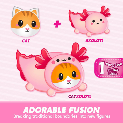 Joyin Stofftier, Kawaii Axolotl Katze Plüschtier, 11 Zoll weiches Plüschtier, süß... - Bild 2 von 9