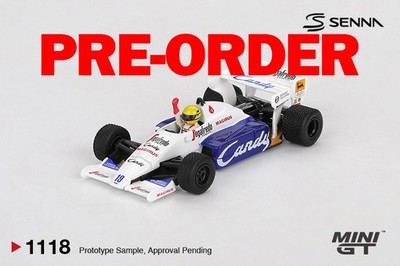 (Pre-order) MINI GT #1118 Toleman TG184 #19 Ayrton Senna 1984 Monaco Grand Prix