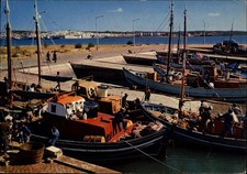 Fishing Boats Vila Real de Santo Antonio Algarve Portugal vintage postcard u774