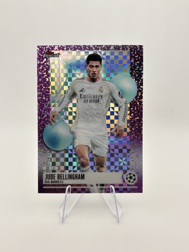 2025-26 Topps Finest UEFA Jude Bellingham #318 Uncommon Checkerboard Refractor