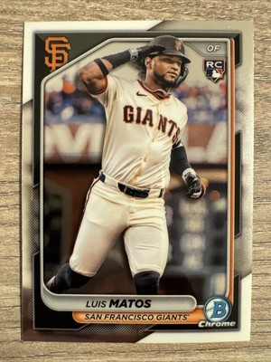 2024 Topps Bowman Chrome MLB Luis Matos #83 RC