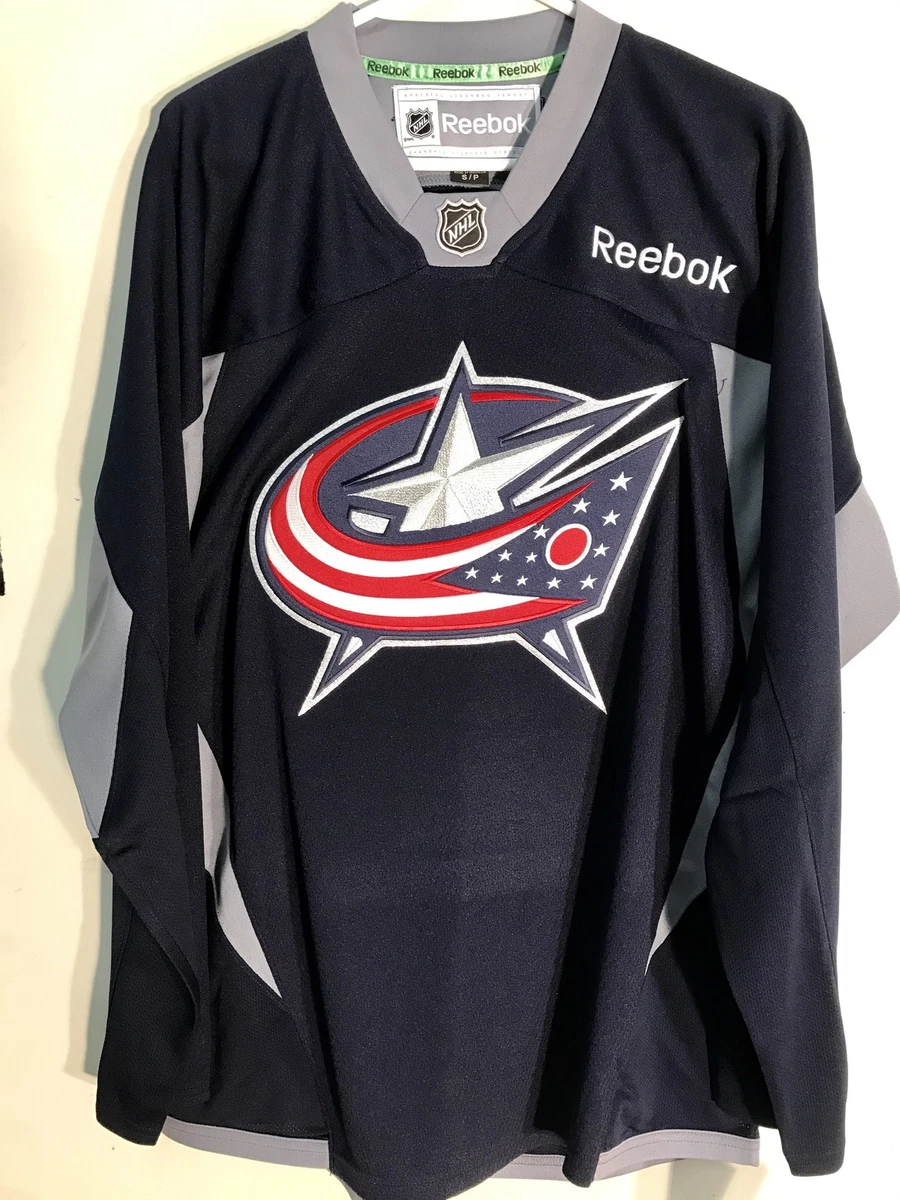 Reebok Practice NHL Jersey Columbus Blue Jackets Team Navy sz S eBay