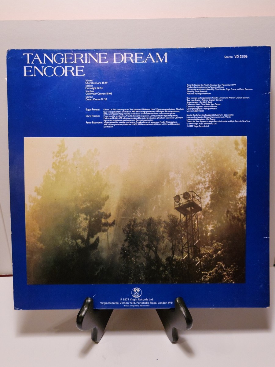 洋楽 Tangerine Dream Encore Live TANGERINE DREAM - Encore