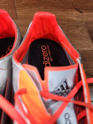 2012 Adidas F50 Adizero Siver/Orange Soccer Cleats XTRX SG SYN