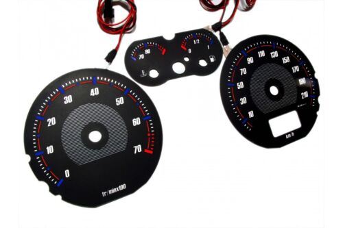 Peugeot 307 design 1 glow gauge plasma dials tachoscheibe glow shift indicators  - Afbeelding 1 van 7