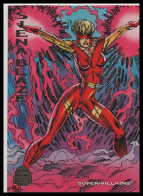 1994 Fleer Marvel Universe Supervillians   #118 - Siena Blaze