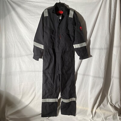 PORTWEST SIZE 40 ANTI-STATIC FLAME RESISTANT ARA FLAME BLUE COVERALLS
