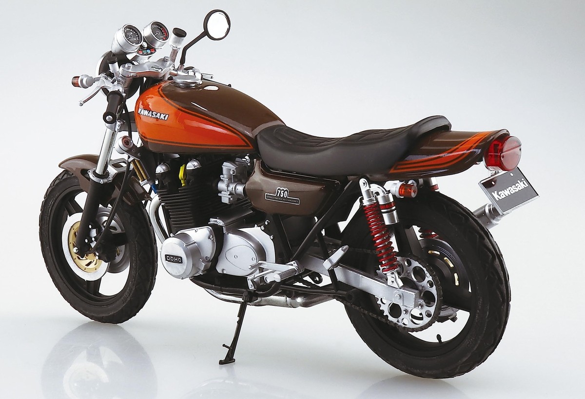 AOSHIMA 1/12 BIKE No.46 KAWASAKI Z2 750RS 1973 CUSTOM Plastic