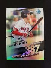 2020 Bowman Chrome Jarren Duran Stat Tracker Refractor #ST-9 Boston Red Sox