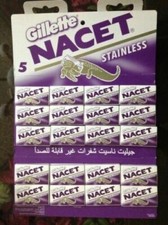 UNIQUE 100 Double Edge Razor Blades Gillett NACET Stainless Russia Men's Razors