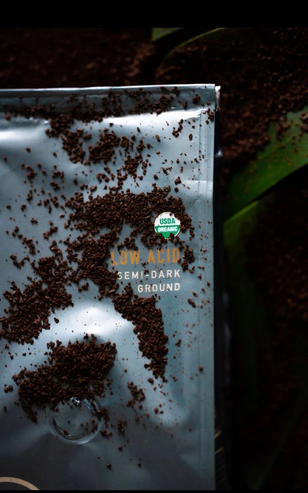 Healthy Bean Coffee! Green Tea, Chia, Matcha Infused. ORGANIC LOW ACID COFFEE  - Image 2 of 2