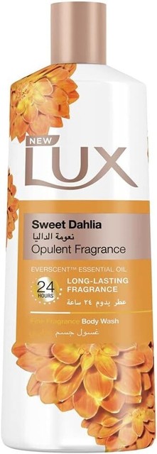 LUX Shower Gel Sweet Dahlia For 24 Hours Long Lasting Fragrance, 500ml