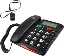 Elderly Alert Pendant System, Social Safety Monitor, No Fees Ever, Waterproof