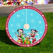 48" Disney Mickey and Minnie Mouse Tree Skirt