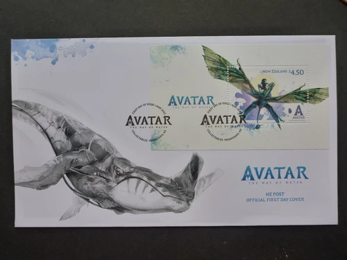NEW ZEALAND 2023 Avatar -Mini Sheet First Day Cover- $4.50 rate