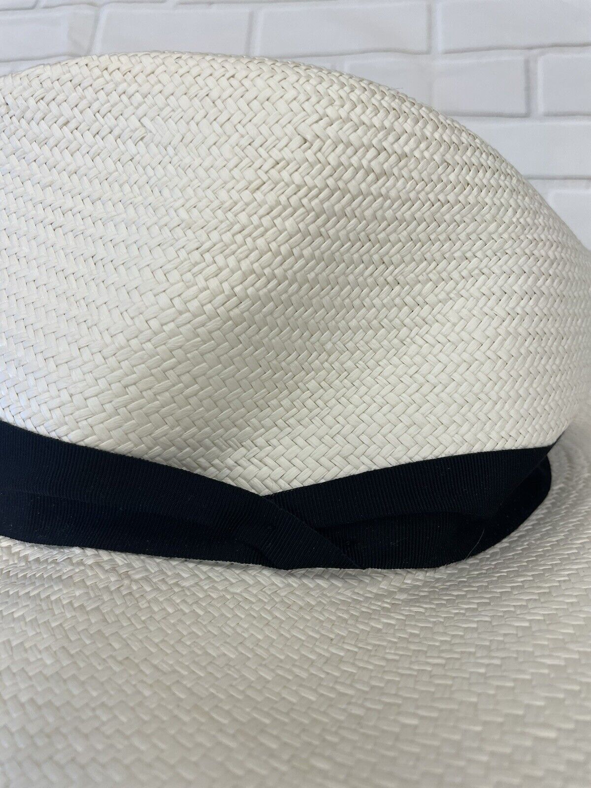 rag & bone panama hat in white size M/L bnwt