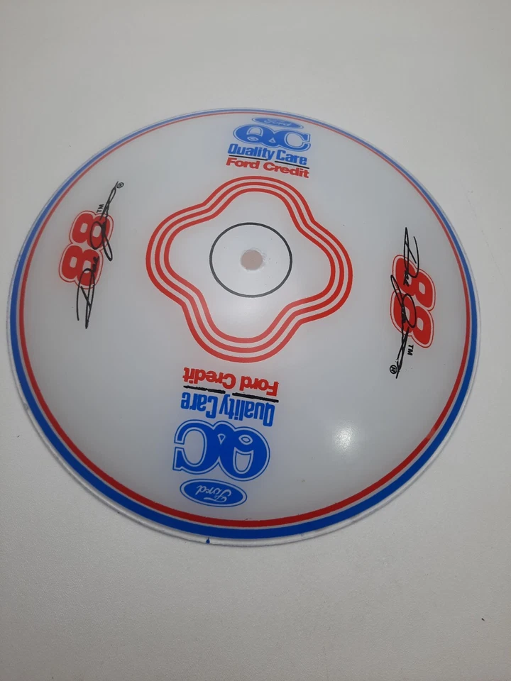 Globo de vidrio de colección años 90 Nascar Ford Dale Jerrett Celing luz globo de vidrio solamente Foto 4 de 4
