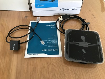 Plantronics MDA200 Telefon PC USB Headset Communications Hub Switcher