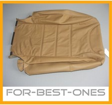NUOVO Porsche Cayenne 955 coprisedile sedile pelle 7L5881805 beige sabbia seat cover new