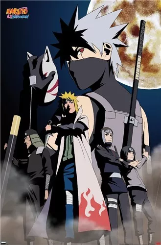 Naruto Characters Shippuden Anime 24x36 Poster — Fame Collectibles Fan Shop