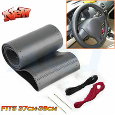 Hand Sew Steering Wheel Cover Microfiber Leather Car Auto Steering Wheel Cover Hand Sew Steering Wheel Cover Microfiber Leather Car Auto Steering Wheel Cover