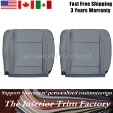 2006-09 For Dodge Ram 1500 2500 3500 Driver&Passenger Bottom Leather Seat Cover