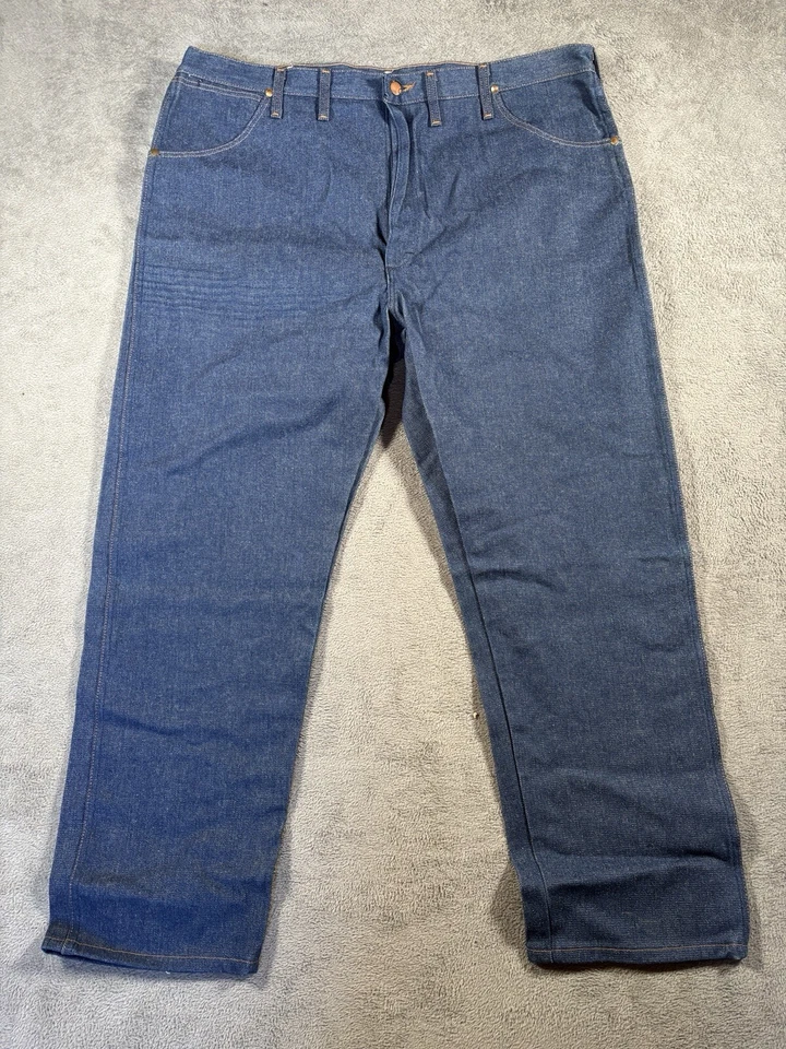 Jeans Wrangler DE COLECCIÓN Para Hombres 44x30 Azul 31MWZ Corte Vaquero EE. UU. ¡NUEVOS Stock Muerto! Foto 2 de 4