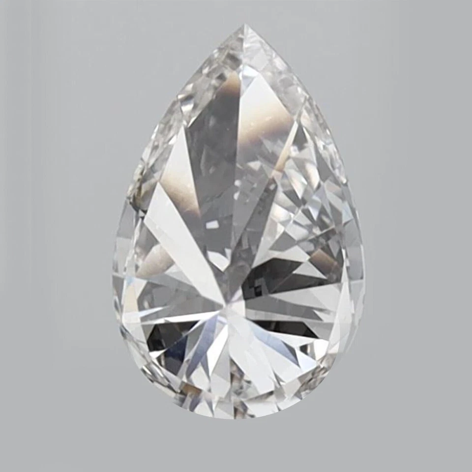 IGI Certified 0.45ct I/VS1 AAA Pear Cut Loose Lab Grown CVD Diamond AB-315 - Image 4 of 4