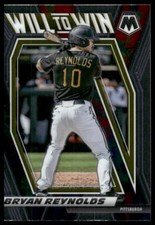 2021 Panini Mosaic #WTW6 Bryan Reynolds Will to Win Pittsburgh Pirates Baseball