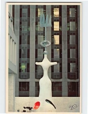 Postcard Miró's Chicago Sculpture by Joan Miró Brunswick Plaza Illinois USA