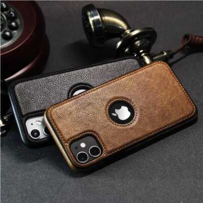 Leather Phone Case For iPhone 14 13 11 12 Pro Max XR X XS Max Back Cover