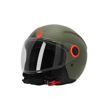 CASCO JET ACERBIS BREZZA MOTO SCOOTER VERDE MILITARE OPACO OMOLOGATO ECE 2206