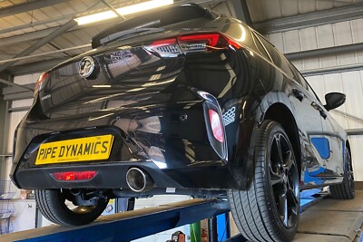 ROHR DYNAMIKS Corsa F 1.2 Turbo - Endschalldämpfer Endtopf Endschalldämpfer Delete Exhaust