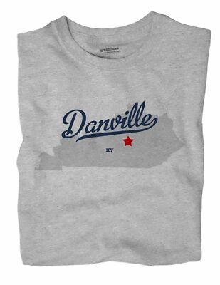 Danville Kentucky KY T-Shirt MAP