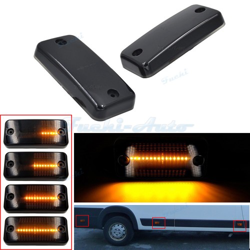 2x Para DAF 95 105 XF VOLVO FE FL Renault Trucks LED Luz Marcadora Lateral Dinámica - Imagen 8 de 22