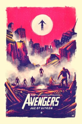 Marvel Age Of Ultron Avengers Limited Edition Movie Poster