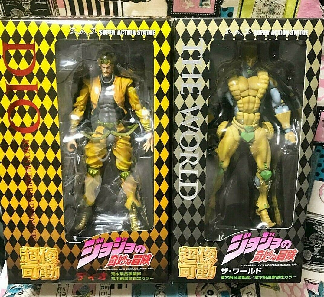 DIO & The World Super Action Statue Figure JoJo's Bizarre